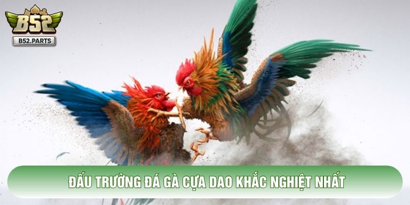 Đấu trường đá gà cựa dao khắc nghiệt nhất